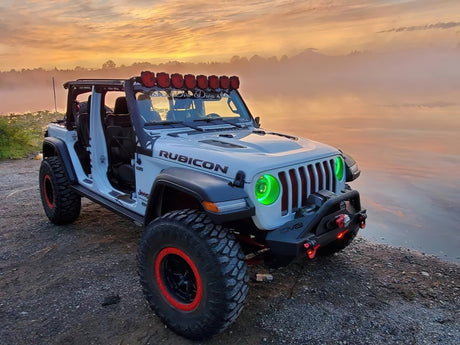 Phares projecteurs Oracle Oculus Bi-LED pour Jeep JL/Gladiator JT - ColorSHIFT 2 VOIR LA GARANTIE