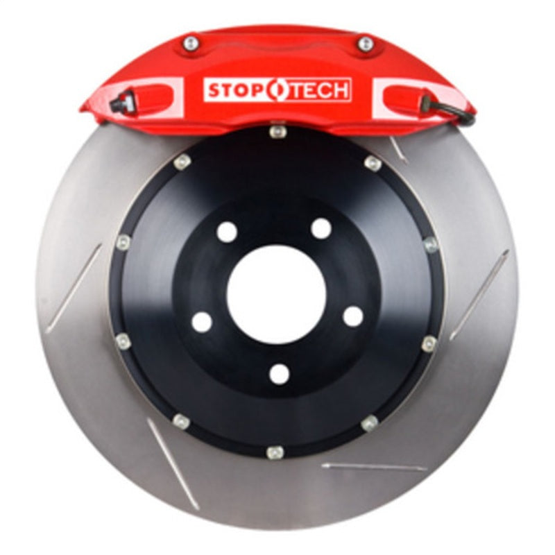 StopTech BBK 95-99 BMW M3 (E36) Rear 4 Piston 332x32 Red Slotted Rotors