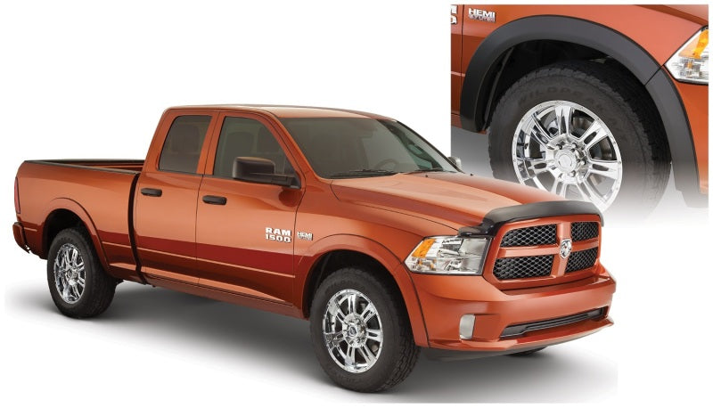 Bushwacker 09-18 Dodge Ram 1500 Fleetside OE Style Flares 4pc 67.4/76.3/96.3in Bed - Noir