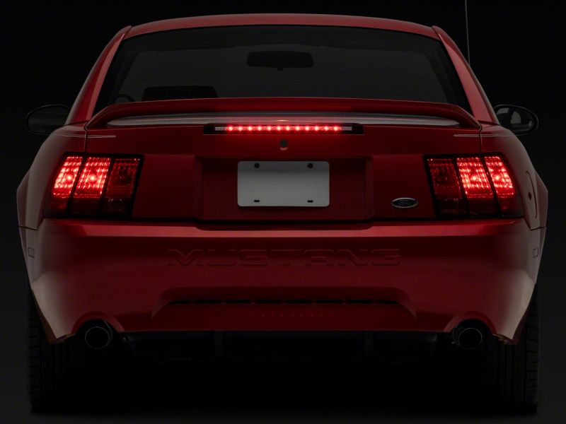 Raxiom 99-04 Ford Mustang Excluding 03-04 Cobra Axial Series LED Third Brake Light- Clear Lens