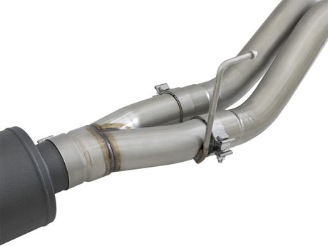 Échappement Cat-Back aFe MACH Force-Xp 3 po à 3 1/2 po 304 SS avec embout noir 17-18 Ford F-150 Raptor V6 3,5 L