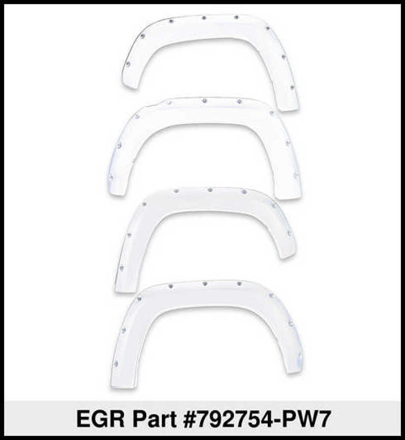 EGR 09+ Dodge Ram LD Sport Bolt-On Look Fender Flares - Set - Bright White