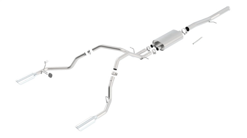 Échappement Catback S-Type SS Borla 11 pour Chevrolet Silverado 1500LT/LTZ / GMC Sierra 1500 SLE/SLT
