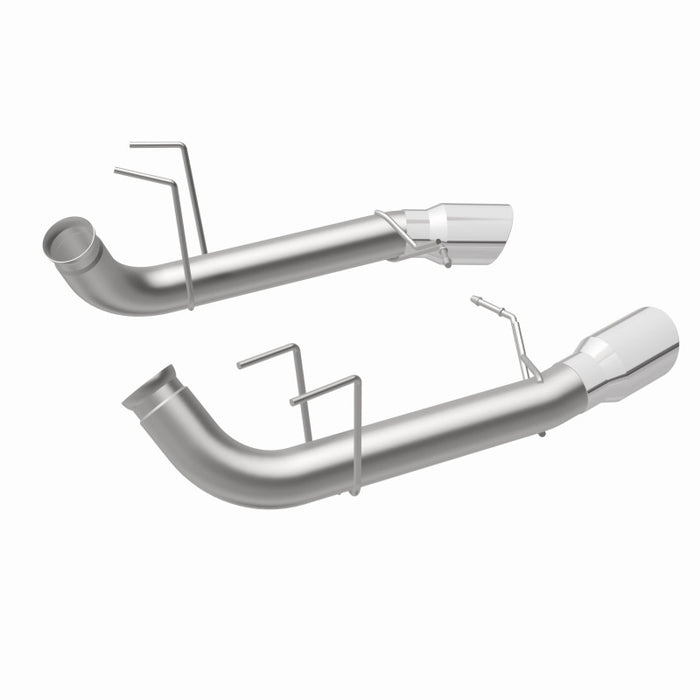 Échappement arrière double à double sortie arrière MagnaFlow 13 Ford Mustang en acier inoxydable avec essieu arrière et catalyseur (compétition)