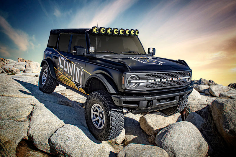 KIT DE COMBINAISONS FILETÉES ICON 21-UP Ford Bronco 2-3 pouces avant 2,5 VS RR CDEV