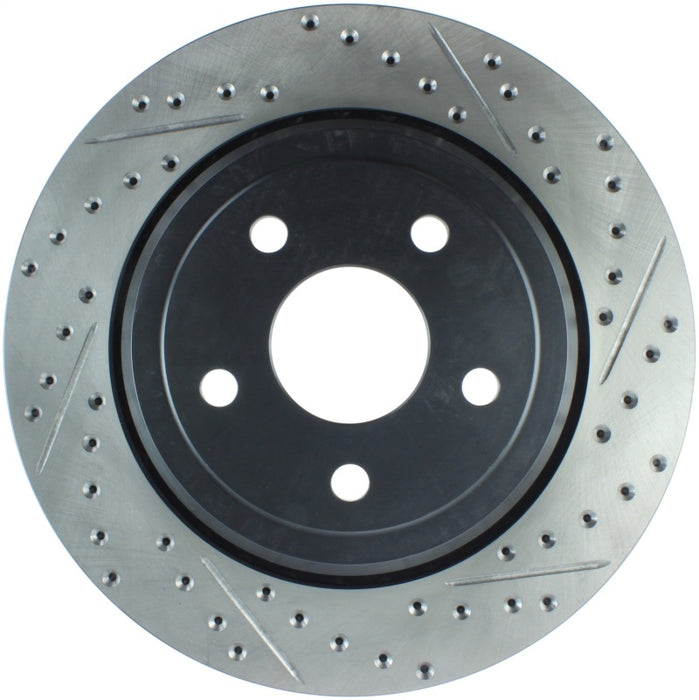 Disque de frein arrière côté conducteur StopTech 12-15 Jeep Cherokee SRT8 Sport fendu et percé