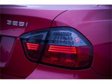 Feux arrière LED Spyder BMW E90 Série 3 06-08 4 portes Fumée rouge ALT-YD-BE9006-LED-RS