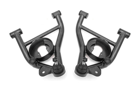 BMR 82-92 F-Body A-arms Lower DOM, Non-adj Delrin Bushings Spring Pocket - Black Hammertone BMR Suspension