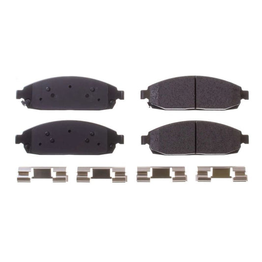 Power Stop 06-10 Jeep Commander Front Z17 Evolution Ceramic Brake Pads w/Hardware