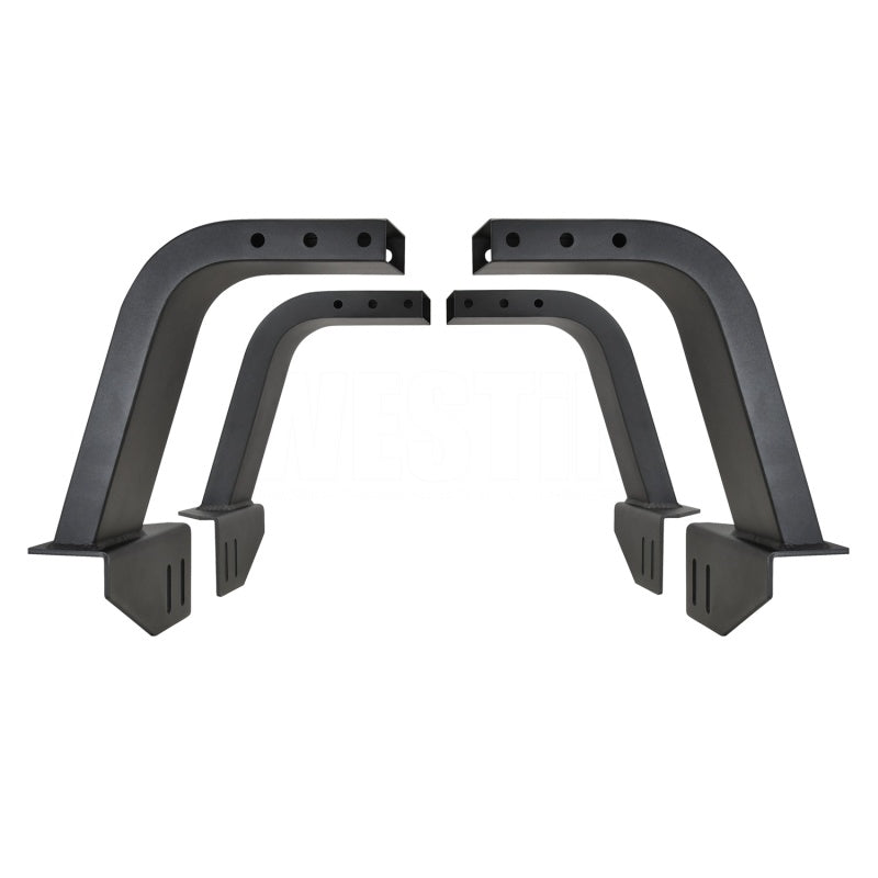 Westin 05-21 Toyota Tacoma Overland Cargo Rack Base - Textured Black