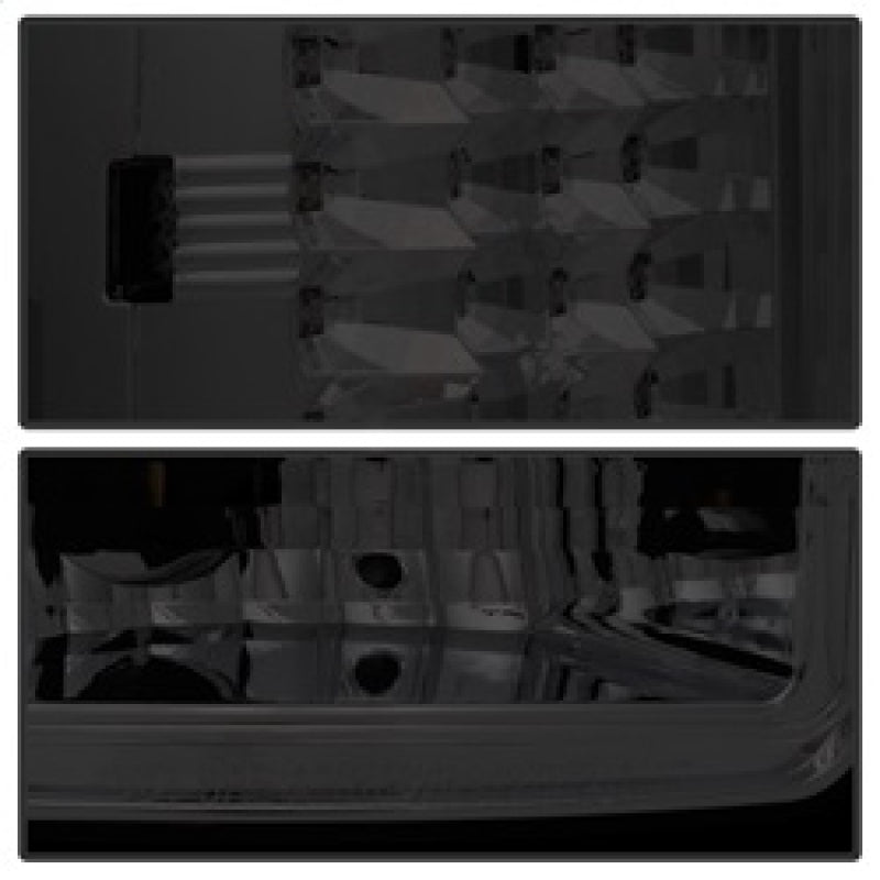 Spyder GMC Sierra 07-13 (Ne convient pas aux 3500 Dually 4 roues arrière) Feux arrière à LED Fumés ALT-YD-GS07-LED-SM