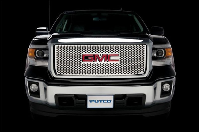 Grilles perforées en acier inoxydable pour modèle tout-terrain Putco 14-15 GMC Sierra LD uniquement