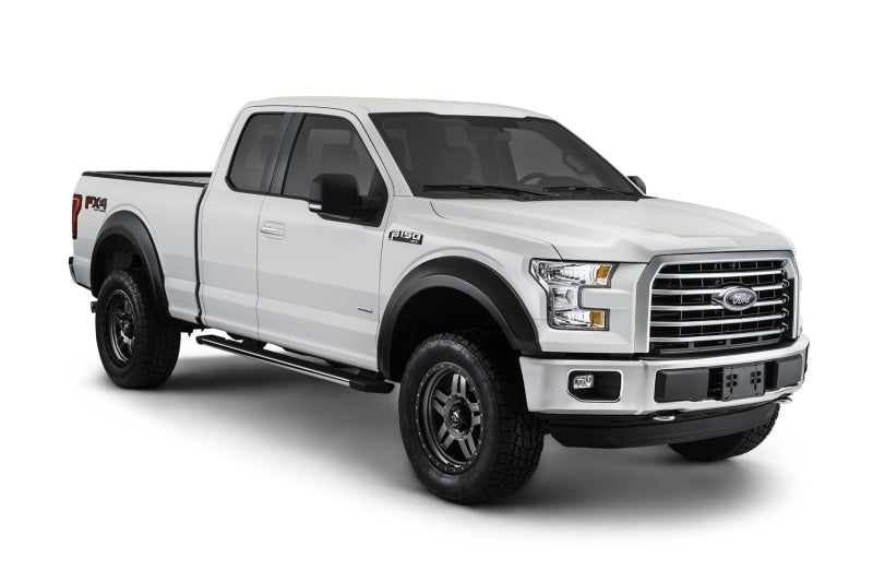 Élargisseurs de garde-boue Bushwacker 15-17 Ford F-150 Styleside Extend-A-Fender Style Flares 4 pièces 67,1/78,9/97,6 po - Noir
