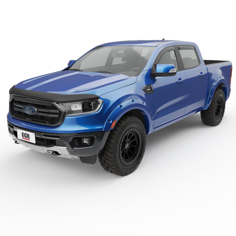 EGR 2019+ Ford Ranger XL/XLT Superguard Hood Guard - Dark Smoke (303551)