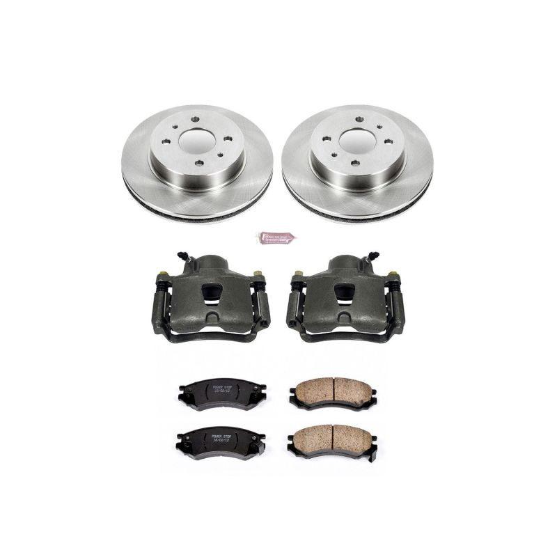 Kit de freins avant Power Stop Autospecialty avec étriers pour Saturn SC 91-92