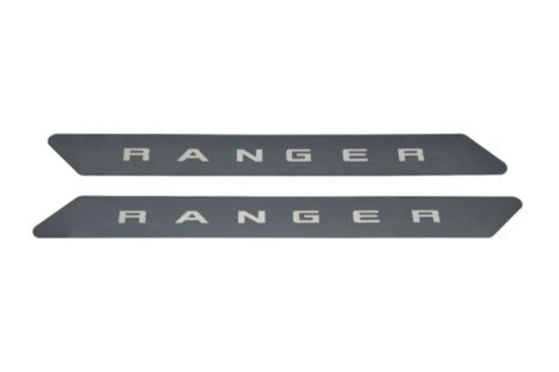 Seuils de porte Putco 19-20 Ford Ranger SuperCab - avec gravure RANGER (2 pièces) Noir Platine