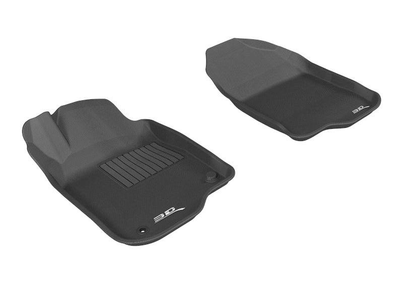 Tapis de sol 3D MAXpider pour Chevrolet Malibu Kagu 2008-2012, 1ère rangée - Noir