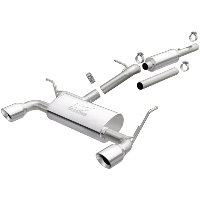 MagnaFlow Cat-Back 12-16 Jeep Wrangler GT 3.6L V6 Polished Tips