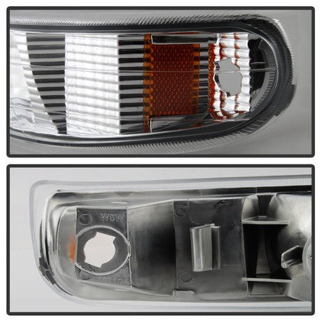 Feux de pare-chocs ambrés Xtune Chevy Silverado 99-02 / Chevy Suburban/TahOE 00-06 Euro CBL-JH-CS99-AM-E