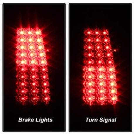 Feux arrière à LED Xtune Chevy Silverado 1500/2500/3500 03-06 Rouge clair ALT-ON-CS03-LED-RC