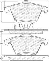 StopTech Performance 06-07 Mazda 6 Plaquettes de frein avant