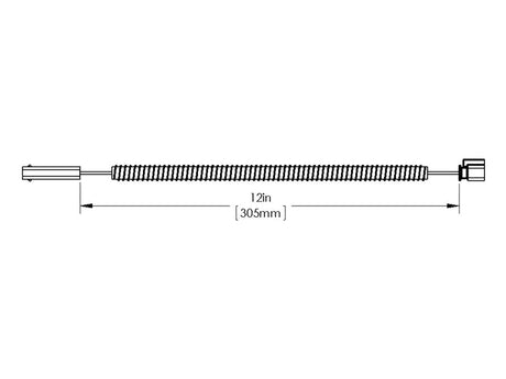 Faisceau d'extension MAF d'admission d'air froid aFe Magnum FORCE 12 pouces 11-19 Ford Diesel V8-6.7L (td)