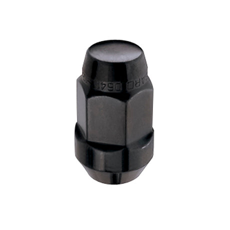 Écrou de roue hexagonal McGard (siège conique bombé) M14X1,5 / 22 mm hexagonal / 1,945 po de longueur (paquet de 4) - Noir