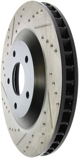 Rotor avant droit fendu et percé StopTech pour Cadillac XLR/XLR-V 04 et 08 / Chevy Corvette 97-04