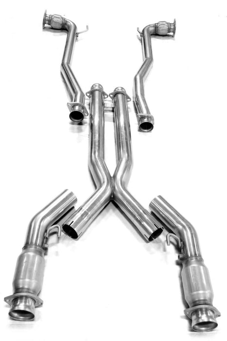 Kooks 08-09 Pontiac G8 GT/GXP LS2/LS3 6.0L/6.2L 3 po In x 2 1/2 po OEM Out Cat X Pipe fabriqué en SS