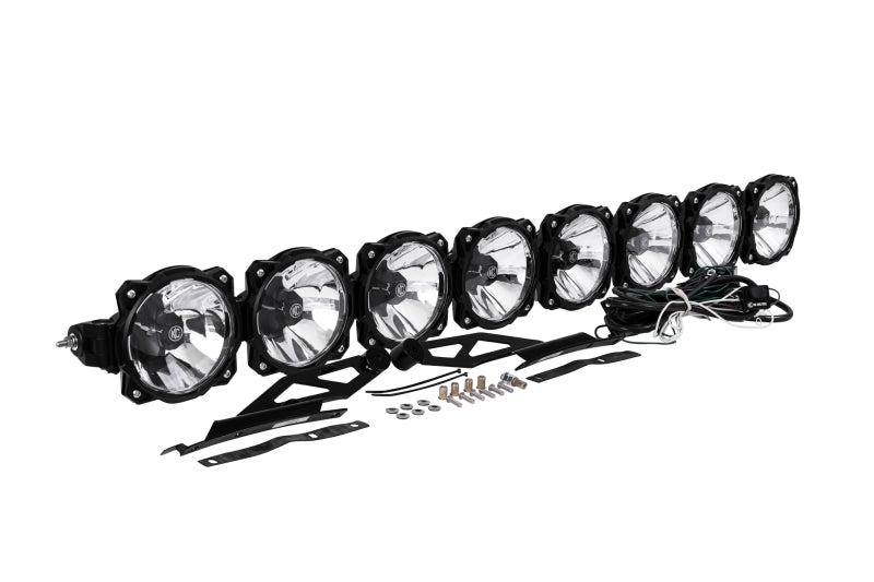 Barre lumineuse suspendue à 8 ampoules à DEL KC HiLiTES 05-17 pour Toyota Tacoma 50 po Pro6 Gravity 160 W