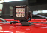 Support d'éclairage Go Rhino 18-20 Jeep Wrangler JL/JLU/Gladiator JT - Cube de 3 pouces
