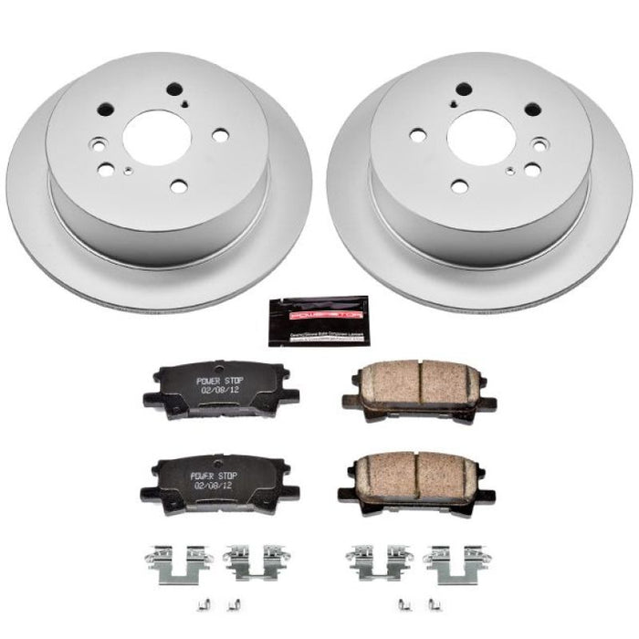 Kit de freins arrière Power Stop 04-06 Lexus RX330 Z17 Evolution Geomet avec revêtement