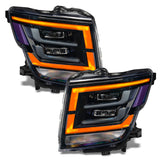 Mise à niveau des phares DRL RVB + W Oracle 21-22 Nissan Titan - ColorSHIFT avec contrôleur simple VOIR LA GARANTIE
