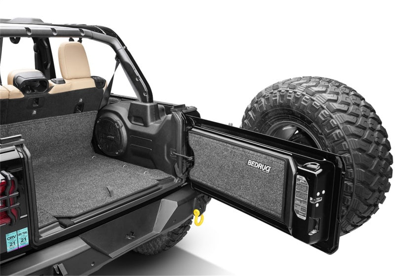 BedRug 18-23 Jeep JL 4 portes 4 pièces kit de chargement arrière