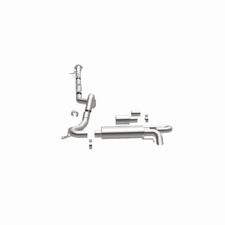Échappement Cat-Back MagnaFlow 2021 Ford Bronco Overland Series avec sortie simple droite pour conducteur - Sans embout