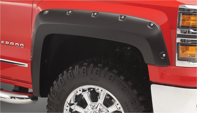 Élargisseurs avant Bushwacker 19-22 GMC Sierra Pocket Style 2 pièces - Noir