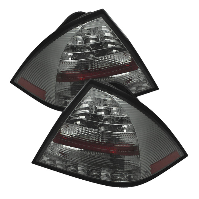 Feux arrière LED Spyder Mercedes Benz W203 Classe C 05-07 4DR Sedan Fumé ALT-YD-MBZC05-LED-SM