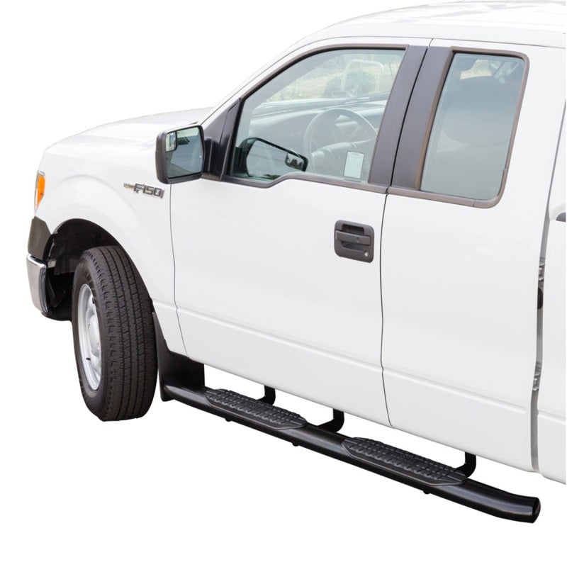 Westin 2009-2014 Ford F-150 SuperCab PRO TRAXX 5 Oval Nerf Step Bars - Black