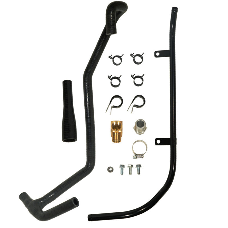 Kit de relocalisation du tube de liquide de refroidissement du turbocompresseur BD Diesel 03-05 Dodge Cummins (5,9 L) Howler