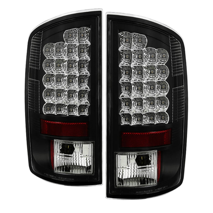 Feux arrière à LED Spyder Dodge Ram 07-08 1500/Ram 07-09 2500/3500 Noir ALT-YD-DRAM06-LED-BK