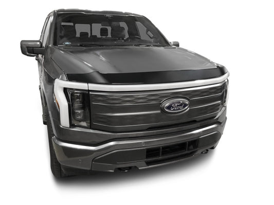 AVS 23-24 Ford F150 Lightning Aeroskin Low Profile Hood Shield - Smoke