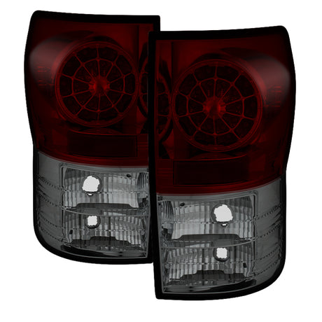 Feux arrière à LED Spyder Toyota Tundra 07-13 Rouge Fumé ALT-YD-TTU07-LED-RS