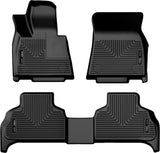 Revêtements de sol avant et 2e siège Husky Liners 19-23 BMW X5 Weatherbeater Black