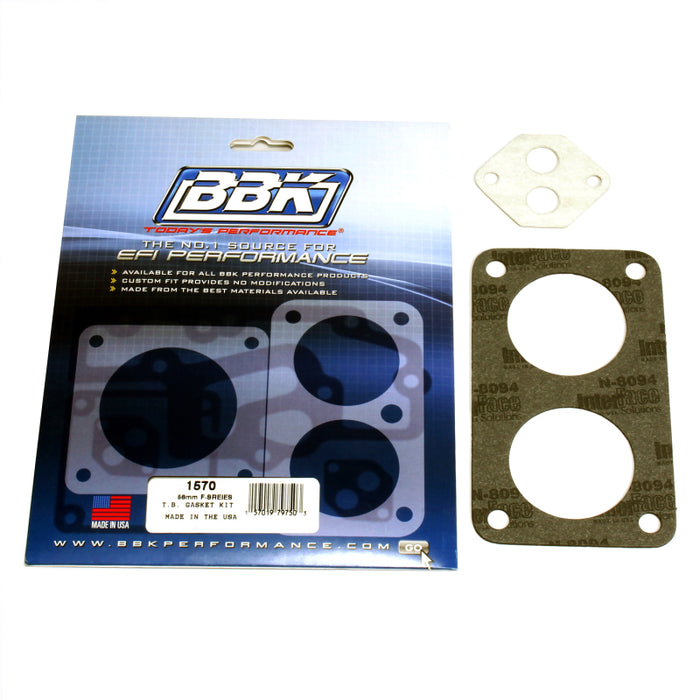 Kit de joints de corps de papillon BBK 87-96 pour camion Ford série F Twin 56 mm