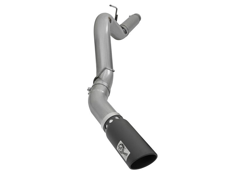 Échappements aFe LARGE Bore HD 5 pouces DPF-Back SS avec embouts noirs 16-17 GM Diesel Truck V8-6.6L (td) LML/L5P