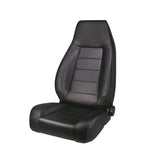 Siège avant à dossier haut Rugged Ridge inclinable en denim noir 76-02 CJ&amp;W