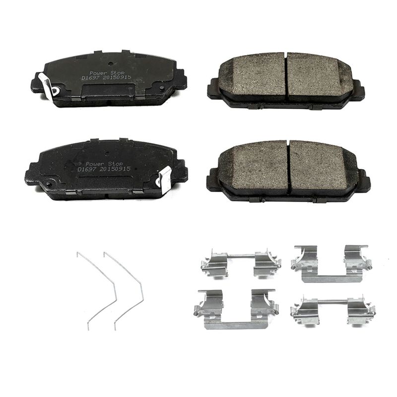 Power Stop 16-19 Acura ILX Front Z17 Evolution Ceramic Brake Pads w/Hardware