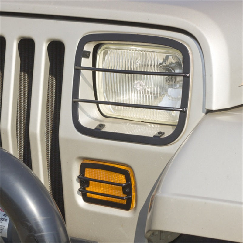 Ensemble de phares et de clignotants Euro Guard pour Jeep Wrangler YJ 87-95 Rugged Ridge