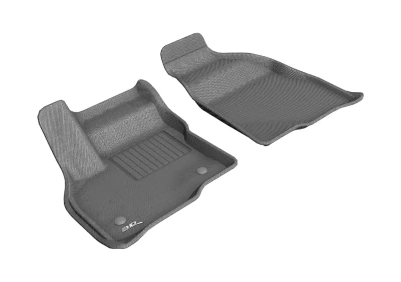 3D MAXpider 2017-2020 Chevrolet Bolt Ev Kagu 1st Row Floormat - Gray 3D MAXpider