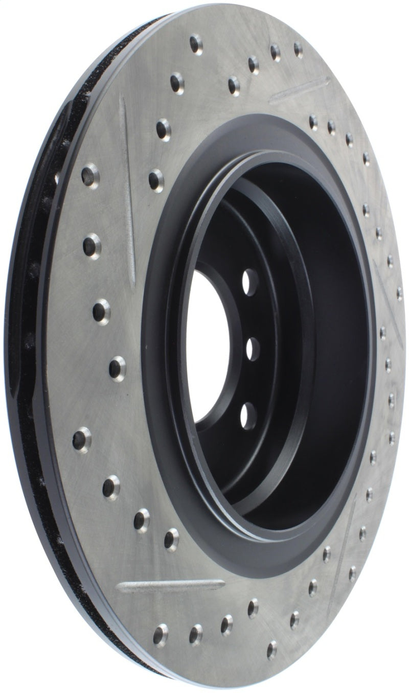 Rotor arrière gauche percé et fendu StopTech Power Slot 00 BMW 323 / 01-07 325 / 99-00 328 Series